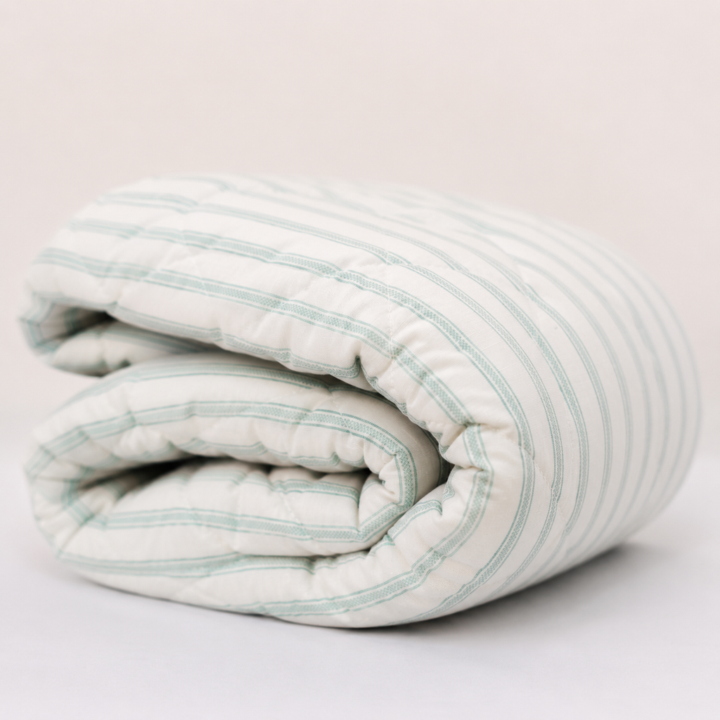 Stripe coverlet