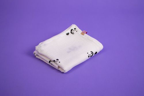 panda Muslin blanket